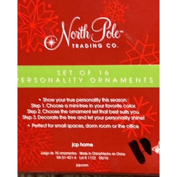 Set Of 16 North Pole Trading Co. "Sweet" Personality Ornaments - Picture 8 of 10